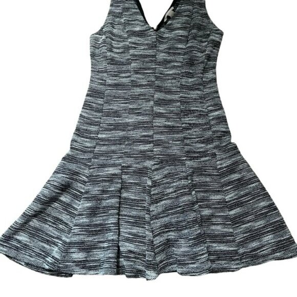 Banana Republic Marbled Tweed Fit & Flare Mini Dress US 6 - Picture 6 of 9